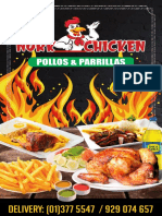 Cartas Norck Chicken Pollos y Parrillas