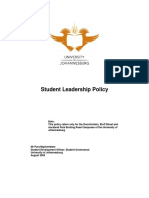 Student Leadership Policy