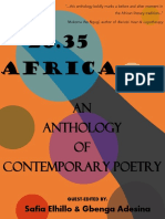 20.35 Africa An Anthology of Contemporary Poetry Published Online by Brittle Paper 2018