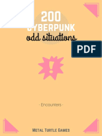 2018 - 200 Cyberpunk Odd Situations
