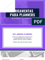 FERRAMENTAS PARA PLANNERS