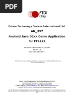 An 357 Android Java D2xx Demo Application For FT4222