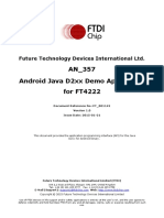 An 357 Android Java D2xx Demo Application For FT4222