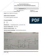 1) To Establish A Digital Fiber Optical Link.: Pimpri Chinchwad College of Engineering