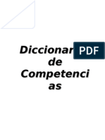Diccionario Competencias