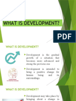 What Is Development?