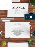 Design & Printing Report - BALANCE