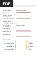 Worksheet 6: Isn't Aren't