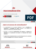 Proceso de Racionalización