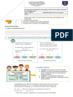 4° Guía Matemáticas División