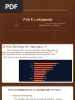 Web Development: Is The Building, Creating, AND Maintenance of Websites