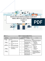 RANCANGAN PENGAJARAN TAHUNAN REKA BENTUK DAN TEKNOLOGI TAHUN 5 2022