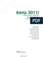 Alerta 2011. Informe sobre conflictos, Derechos Humanos y Construcción de Paz