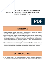 Impact of Shock Absorber on EV Battery Housing