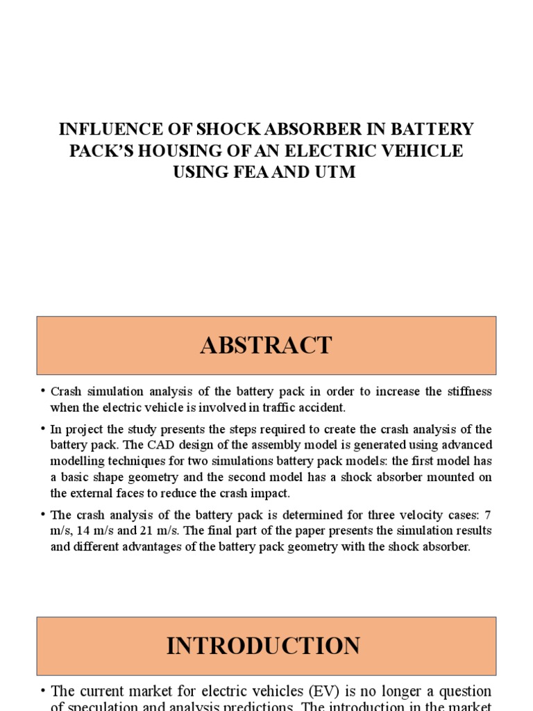 Stage 1 - Battery Pack Housing | PDF | Electric Vehicle | Lithium Ion ...