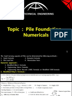 PILE Foundation Problems - PDF
