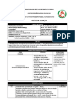 Plano de Ensino - Estágio