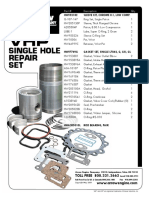 Single Hole Repair SET: HW932182 Sleeve Kit, Chrome 8:1, Low Comp