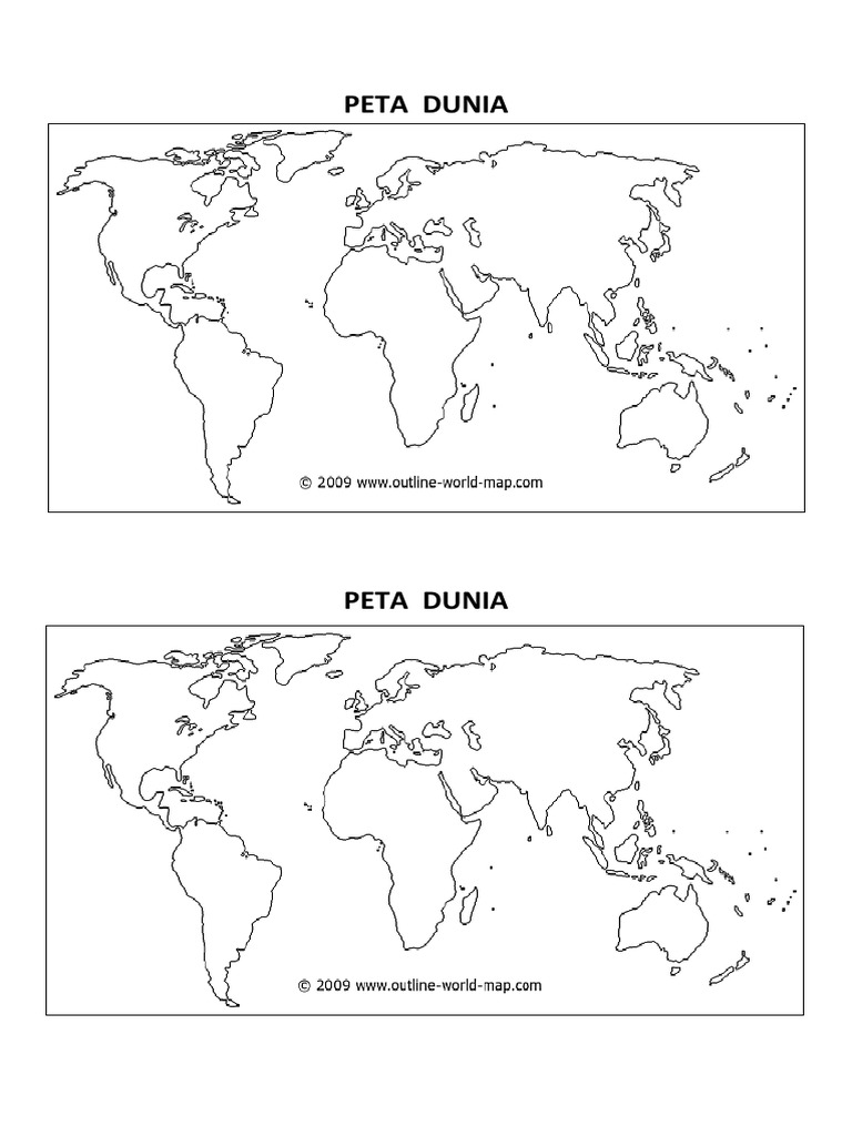 Peta Dunia. | PDF