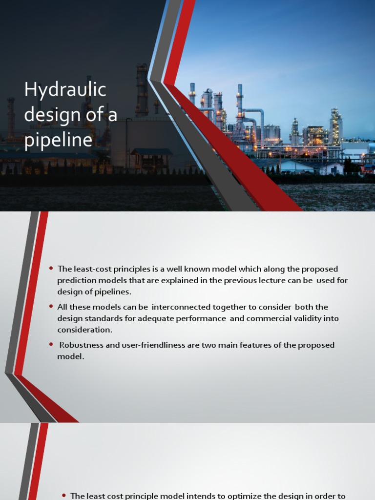 Pipeline Hydraulic Design Optimization | PDF | Fluid Dynamics ...