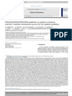 ESPGHAN ESPEN ESPR CSPEN Guidelines On Pediatric Parenteral Nutrition Guideline Development Process For The Updated Guidelines