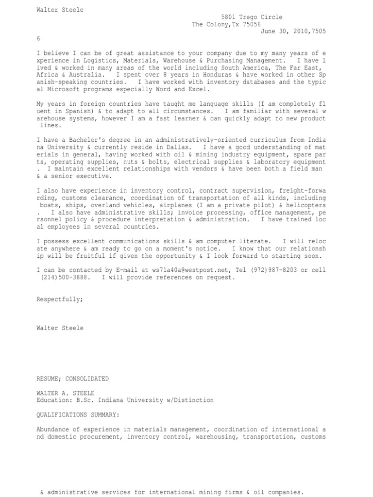 Materials Manager PDF Logistics Warehouse