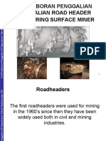 Roadheader Cutting Modes and Tool Systems