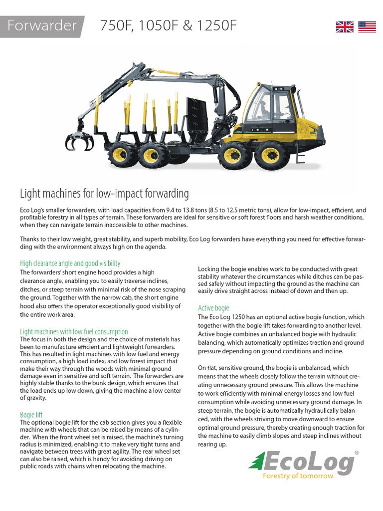 Forwarder: Light Machines For Low-Impact Forwarding, PDF, Elevator