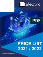 Cbi Price List 2021 2022