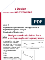 Geometric Design - Introduction Exercises