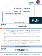 Conhecimentos sobre COVID-19 na população cabo-verdiana