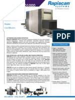 Rapiscan XRD1000: Dual View, Dual Energy Diffractive X-Ray Flexible Cost Effective