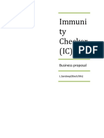 Immuni Ty Checker (IC) : Business Proposal