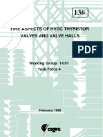 136 - Fire Aspects of HVDC Thyristor Valves and Valve Halls