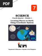 Science: Locating Places On Earth Using Coordinate System