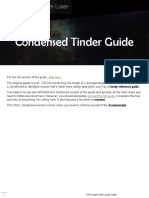 Condensed Tinder Guide