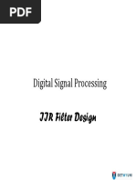 Digital Signal Processing: IIR Filter Design