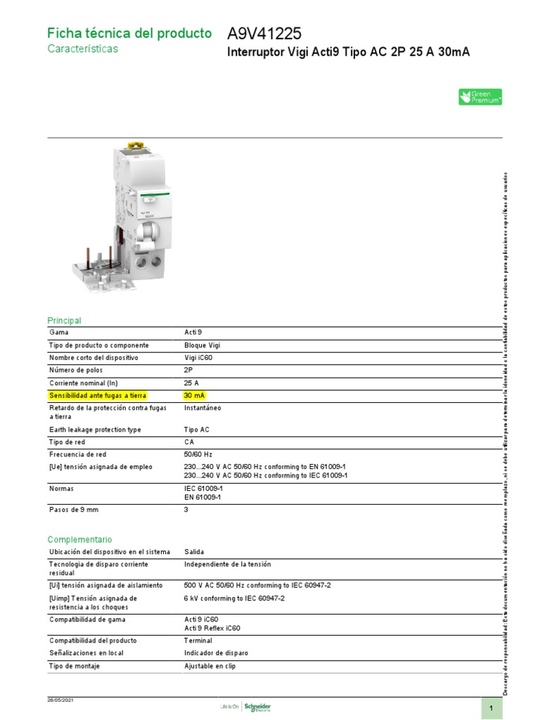 ID - A9V41225 - Datasheet | PDF | Materiales | Electromagnetismo