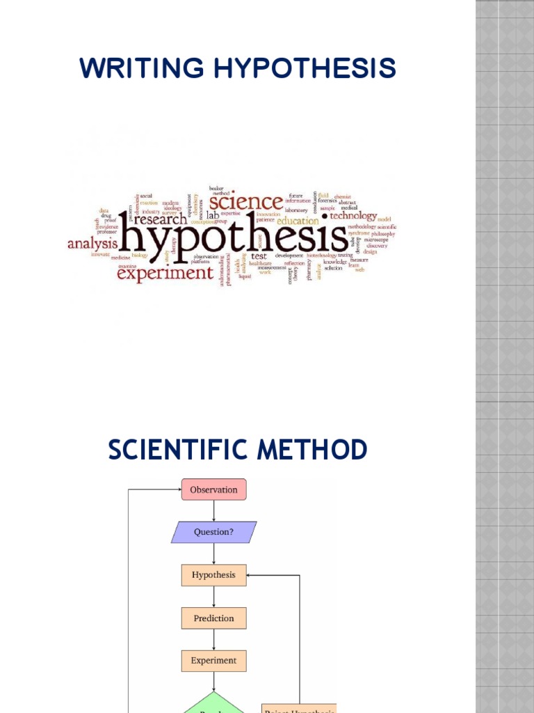 Writing Hypothesis | PDF | Hypothesis | Null Hypothesis