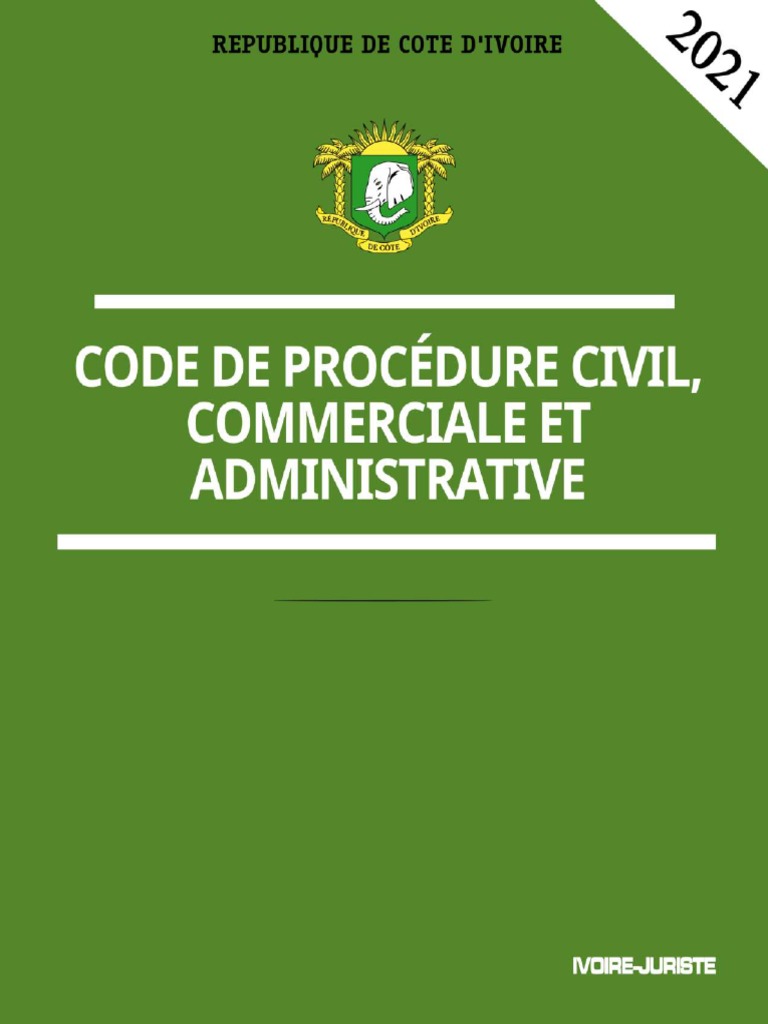 Le Code de Procedure Civil 2021 C PDF