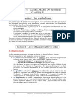 CHAPITRE IV La Démarche Du Système Classique (06, 11.10.11)