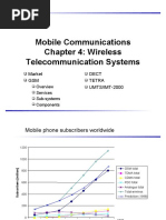 Mobile Communications Chapter 4: Wireless Telecommunication Systems