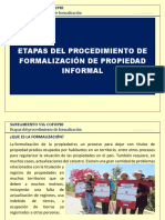 Etapas de La Formalización de La Propiedad de Posesiones Informales