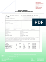 PT Hens Chemicalindo Kurnia: Technical Data Sheet Product Name: Propylene Glycol Dow