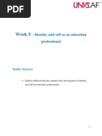 Week 5 - Identity and Self As An Education Professional