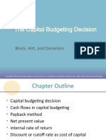 1. Capital Budgeting(1) (2)