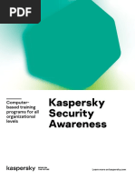 Kaspersky Security Awareness Training Brochure