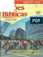 Lições Bíblicas - 2000 - 2° Trimestre - Os Ensinos de Jesus Para o Homem Atual colorida