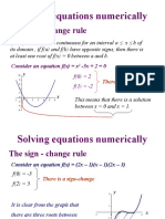 Solving Equations Numerically