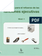 Refuerzo de Las Funciones Ejecutivas NIVEL-1 Ed. Lebon